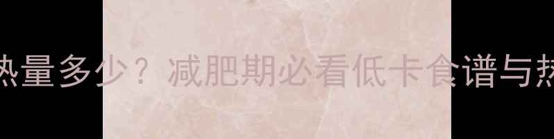图片 100克豆腐卷热量多少？减肥期必看低卡食谱与热量计算指南2