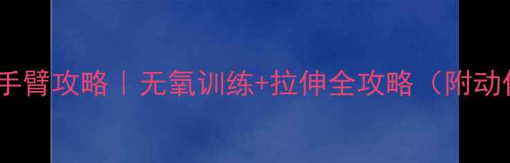 图片 30天瘦手臂攻略｜无氧训练+拉伸全攻略（附动作图）1