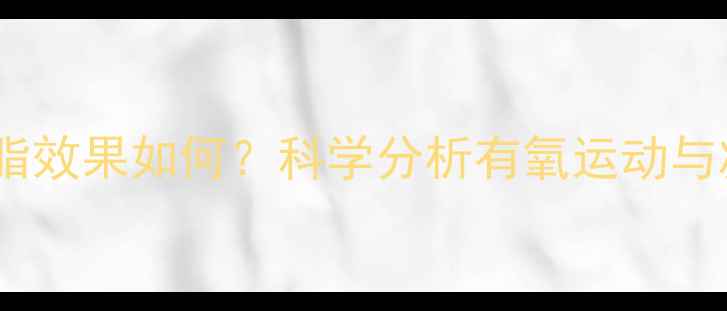 图片 下蹲运动燃脂效果如何？科学分析有氧运动与减肥的关系2