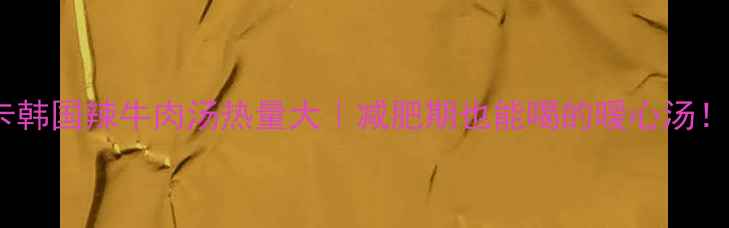 图片 低卡韩国辣牛肉汤热量大｜减肥期也能喝的暖心汤！✨2