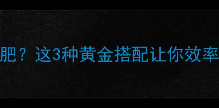 图片 健身后吃炒鸡蛋减肥？这3种黄金搭配让你效率翻倍！附懒人食谱