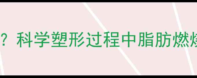 图片 塑形减脂双效合一？科学塑形过程中脂肪燃烧的三大黄金法则2