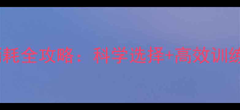 图片 家庭健身器材卡路里消耗全攻略：科学选择+高效训练，轻松打造健康体态1