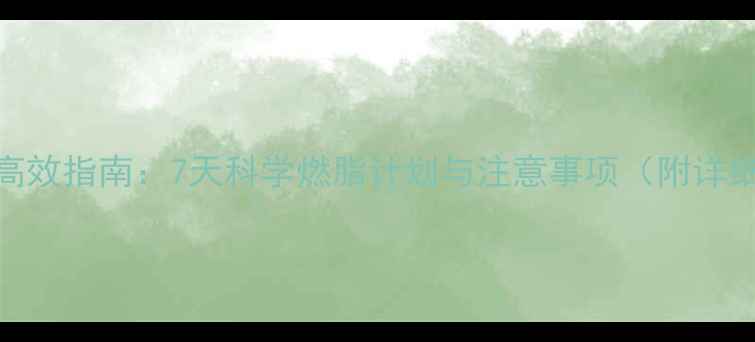 图片 快步走减肥高效指南：7天科学燃脂计划与注意事项（附详细训练方案）