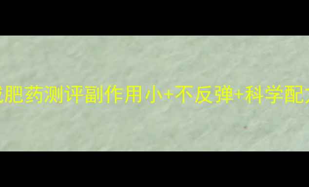 图片 最安全有效的减肥药测评副作用小+不反弹+科学配方的3款推荐！1