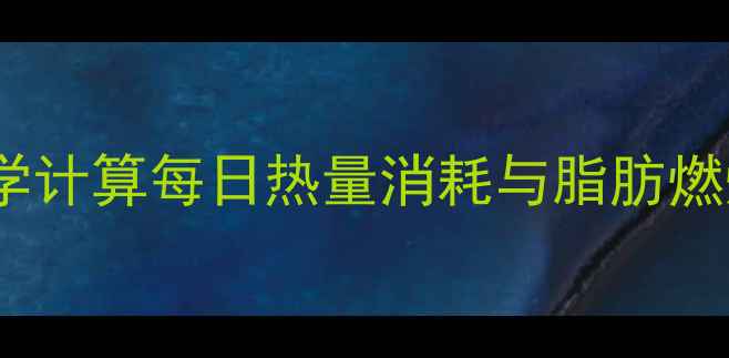 图片 最新减肥卡路里计算表：科学计算每日热量消耗与脂肪燃烧公式（附免费计算工具）2