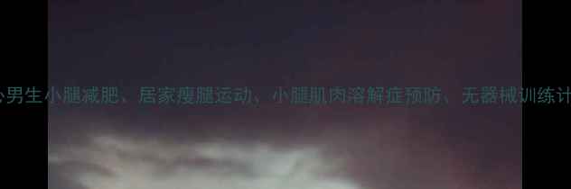 图片 核心男生小腿减肥、居家瘦腿运动、小腿肌肉溶解症预防、无器械训练计划2