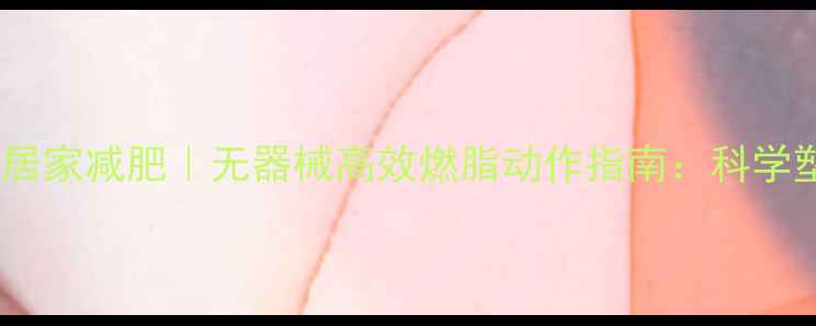 图片 每天15分钟居家减肥｜无器械高效燃脂动作指南：科学塑形计划全2