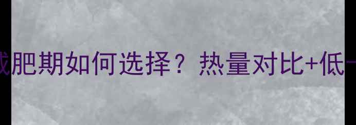 图片 炒米粉VS米粉汤：减肥期如何选择？热量对比+低卡替代方案大公开！