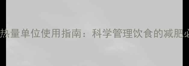 图片 苹果手机热量单位使用指南：科学管理饮食的减肥必备工具2