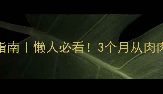 图片 🔥居家瘦手瘦臂指南｜懒人必看！3个月从肉肉手逆袭纤细小臂